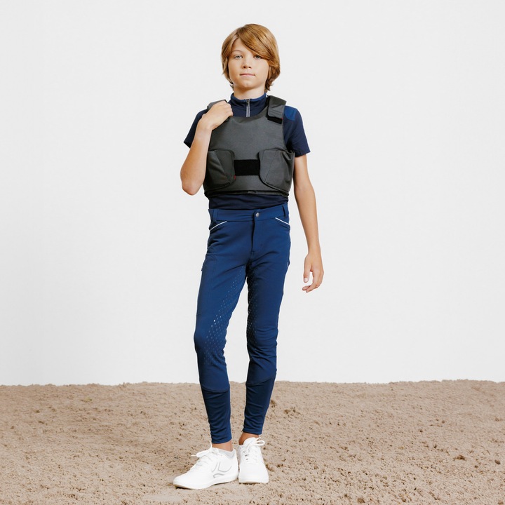 Produktbild Fouganza Reitschutzweste Kinder - 100 schwarz