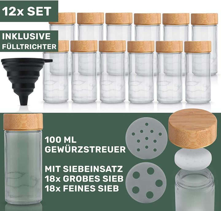 Produktbild Astra 12er Set Gewürzgläser (Diverse Gewürze)