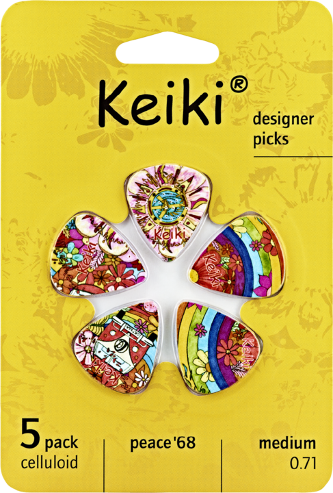 Image du produit Keiki Set de médiators design (5 x, 0.71 mm)