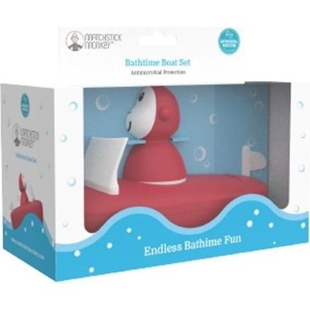 Matchstick Monkey Bathtime Boat Set dusty pink (910-710)
