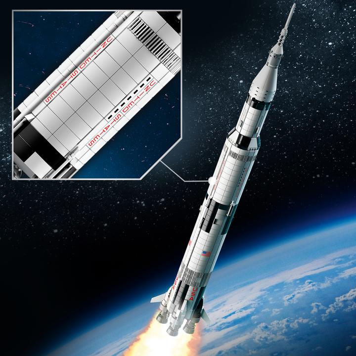 Produktbild LEGO NASA Apollo Saturn V (92176, LEGO Ideas, LEGO Seltene Sets)