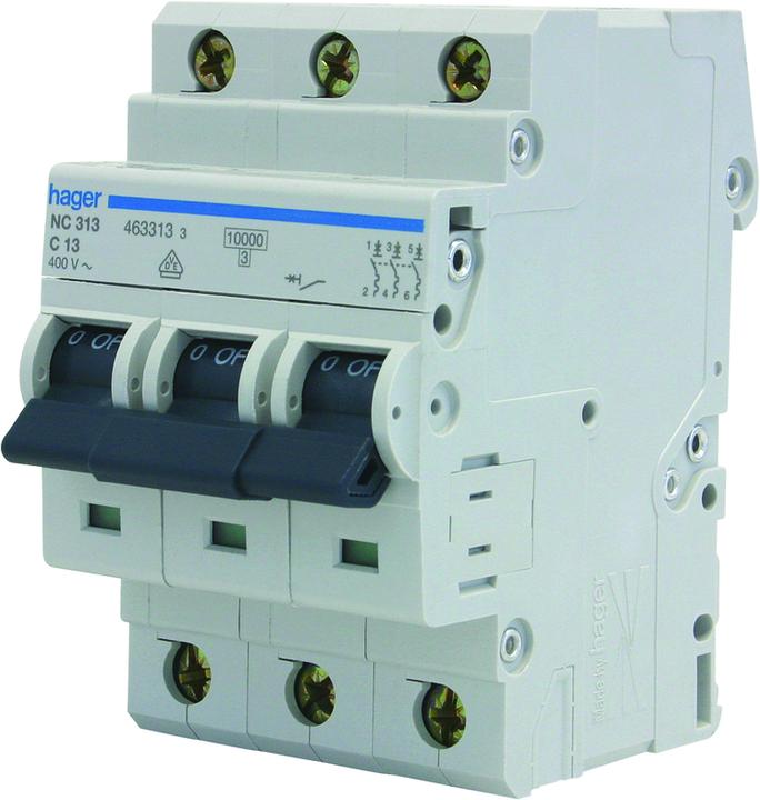 Actual product image Hager Built-in automatic control "C" 3x 25A