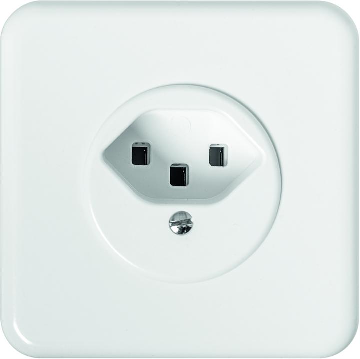 Actual product image Mica Flush mounted socket T23 white