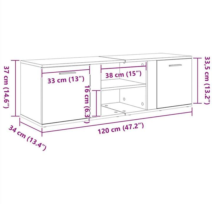 Image du produit vidaXL Bridget (34 x 34 x 37 cm)