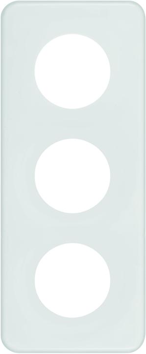 Hager Abdeckplatte 1x3, ws