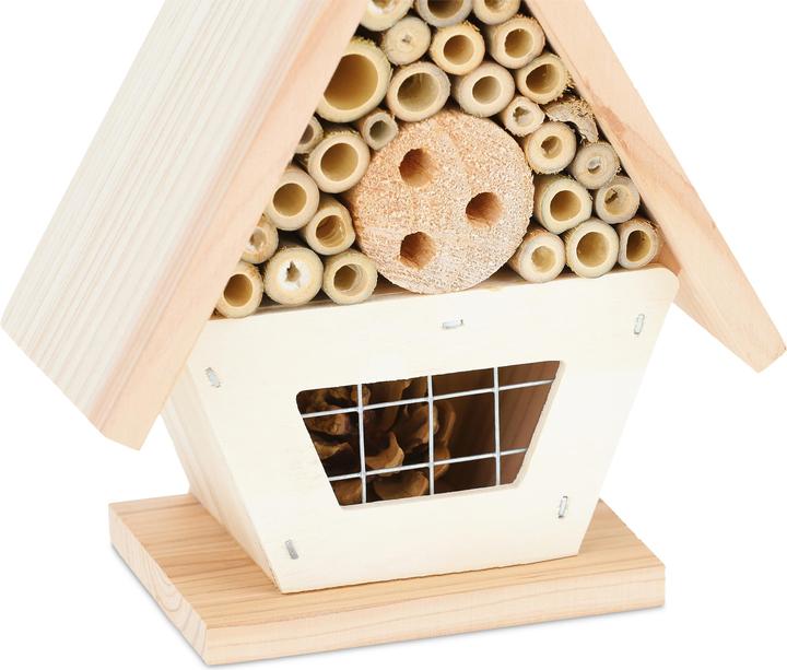 Immagine prodotto Relaxdays Hotel per insetti (Api, Vespe scavatrice, Coccinelle)
