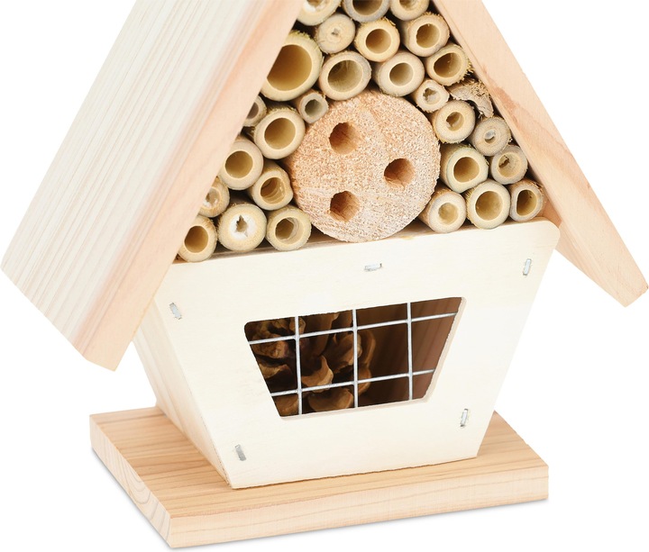 Immagine prodotto Relaxdays Hotel per insetti (Api, Vespe scavatrice, Coccinelle)