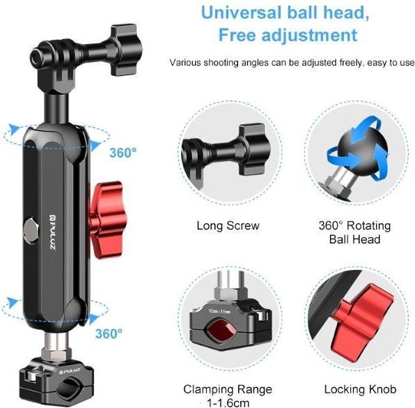 Image du produit Puluz Action Cam Mount Small Clamp