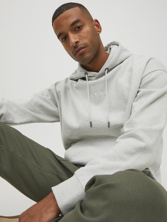 Immagine prodotto Jack & Jones Felpa con cappuccio in misto cotone biologico (S)