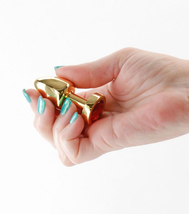 Produktbild NS Novelties Small Anal Plug Rear Assets Aluminum Butt Plug for Beginners Metal Anal Toy with Gem Petite Size (Ro