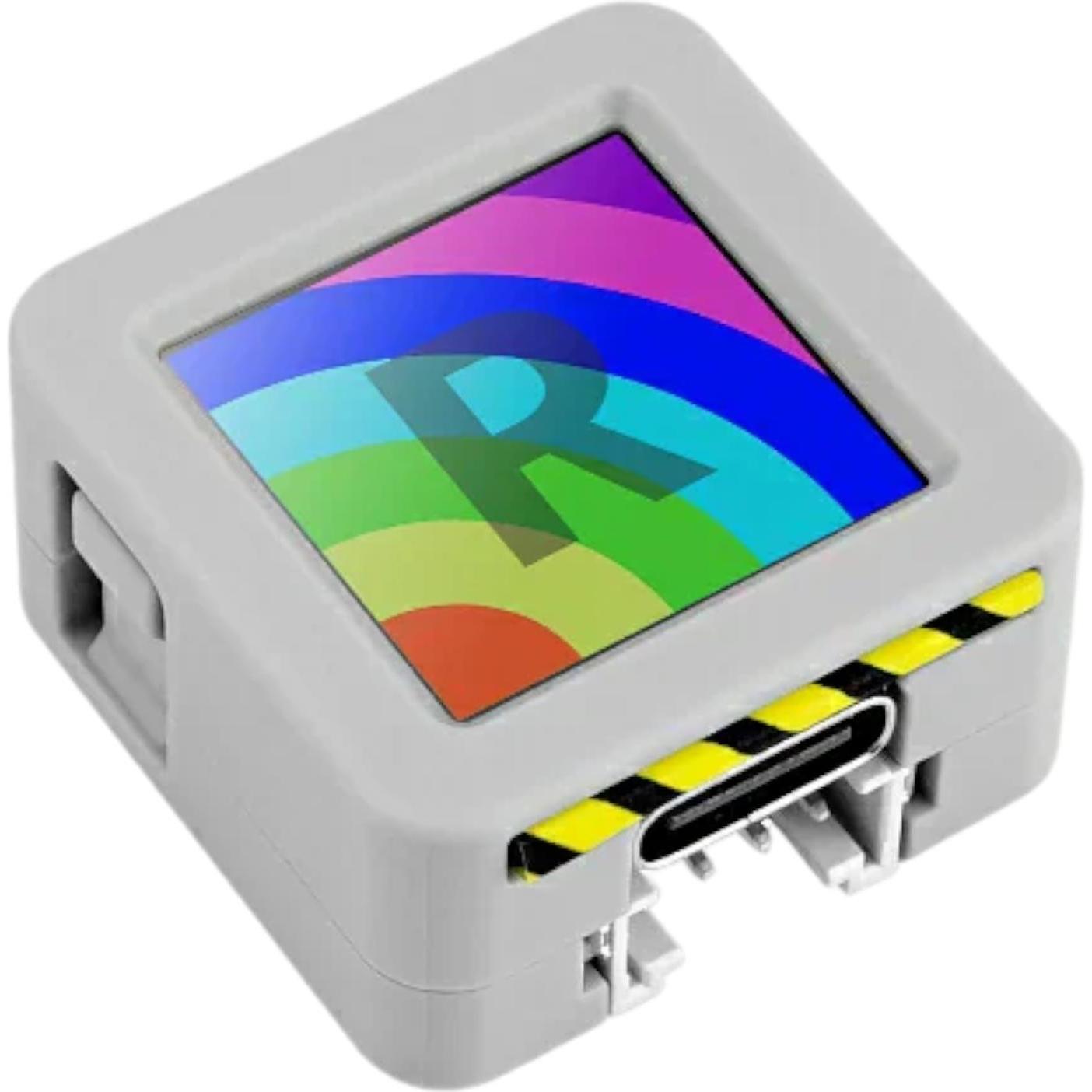 M5Stack AtomS3R dev kit con display a colori da 0,85 pollici e 8MB di PSRAM, Scheda + Kit di sviluppo