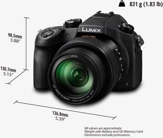Actual product image Panasonic Lumix FZ1000 (25 - 400 mm, 20 Mpx, 1")