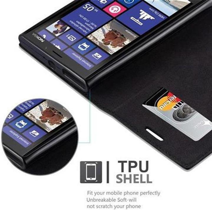 Actual product image Cadorabo Book Invisible Magnet Cover (Nokia Lumia 920)