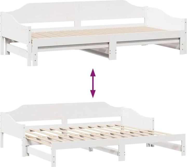 Actual product image vidaXL ausziehbares Tagesbett (90 x 200 cm)
