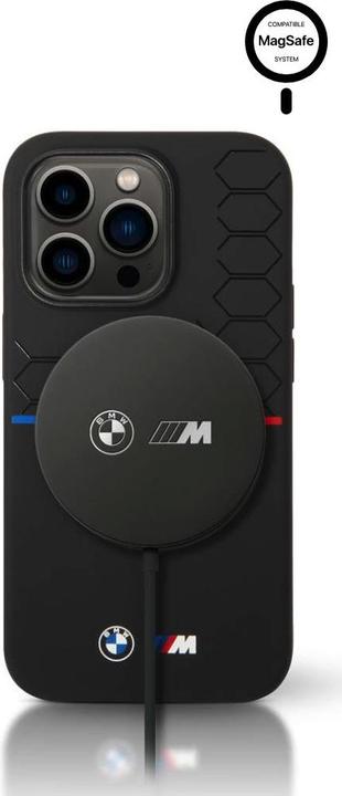 Produktbild BMW ład. indukcyjna BMCBMSPLK 15W MagSafe czarny/black M Edition (15 W)