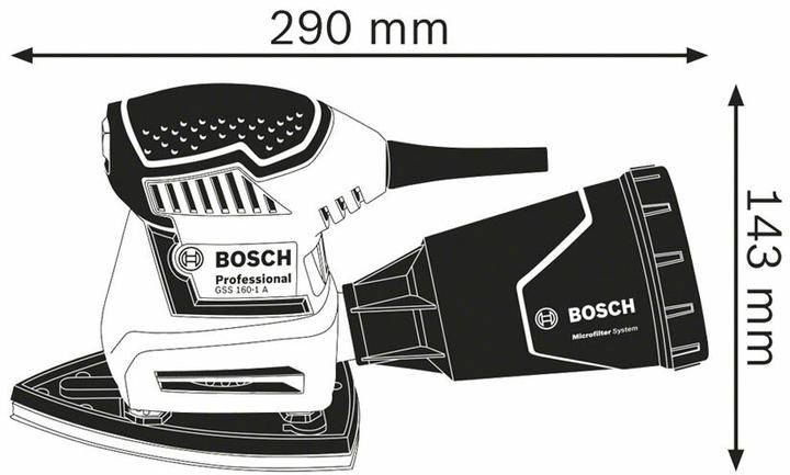 Actual product image Bosch Professional GSS 160-1 A Multi (Sander, 180 W)