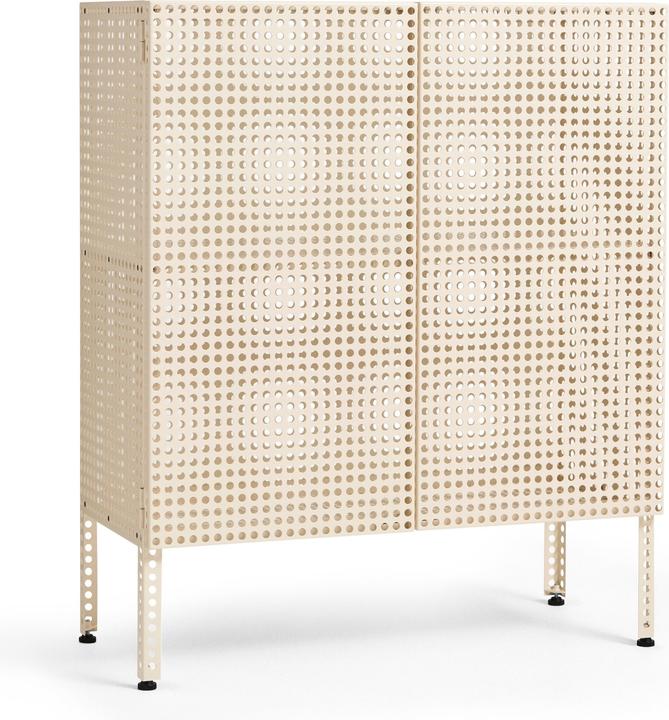 Produktbild HAY - Perforated Bodenschrank Mittel - H95 cm - Eierschale