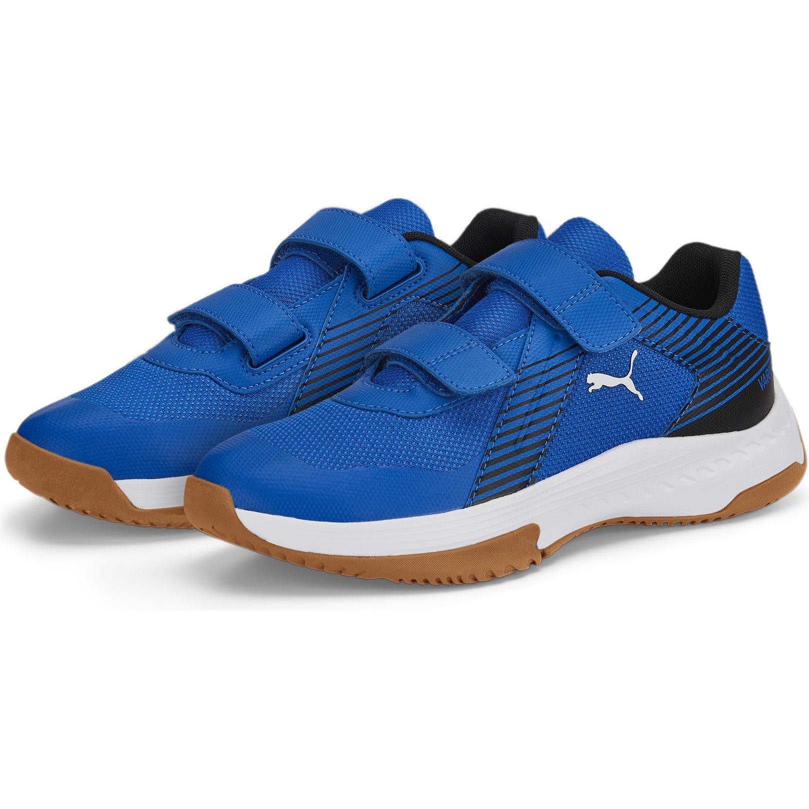 Puma, Jungen, Hallenschuhe, Varion V Jr (38.5), Blau