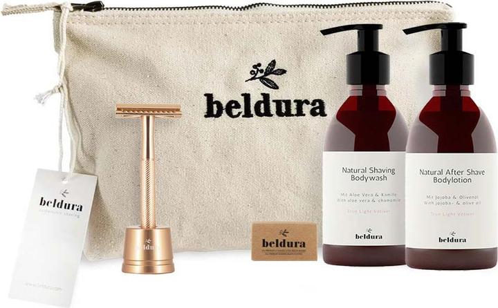 Beldura Kit de rasage durable (Set soin du corps, Set soin rasage)