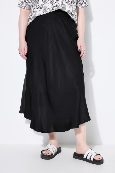 Image du produit Studio Untold Jupe maxi en satin aux reflets scintillants, coupe évasée (58)