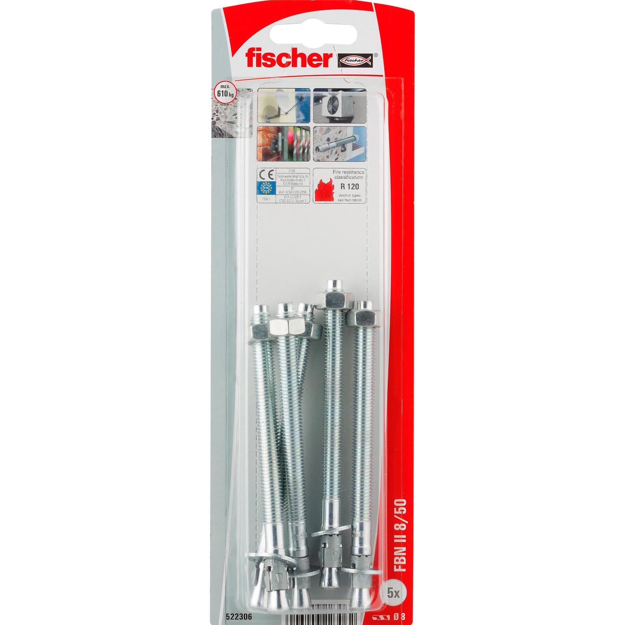 Fischer, Dübel, Bolzenanker (5 Stk.)
