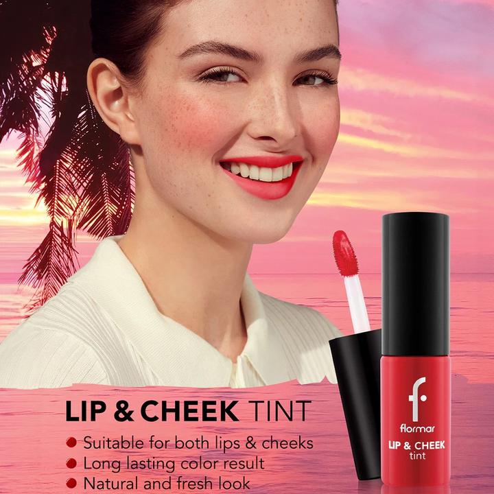 Produktbild Flormar Lip Cheek Tint - 7 Ml (Scarlet Ruby)