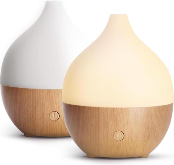 Fellhof 2er-Pack Aromatherapie Diffusor-Set mit Abschaltautomatik (100 ml)