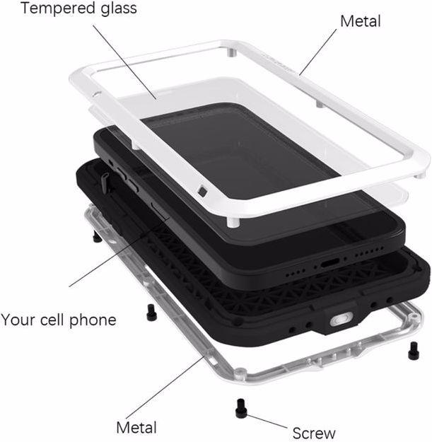 Immagine prodotto Love Mei Potente serie Metal Cover (Apple iPhone 13 Pro)