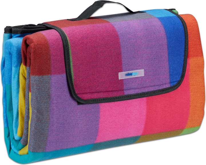 Actual product image Relaxdays Picnic blanket
