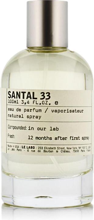 Actual product image Le Labo Santal 33 (Eau de parfum, 100 ml)