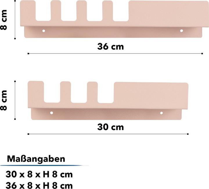 Produktbild Casa Pura Metall Wandregal