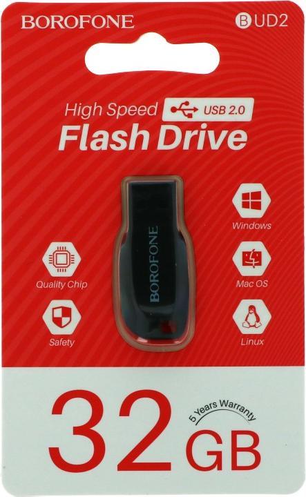 Immagine prodotto Borofone Chiavetta di memoria ad alta velocità Nimble da 32 GB (32 GB, USB-A)