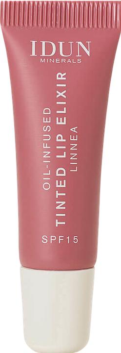 Actual product image IDUN Minerals Minerals Oil-Infused Tinted Lip Elixir Linnea Cherry Rose (8 ml)