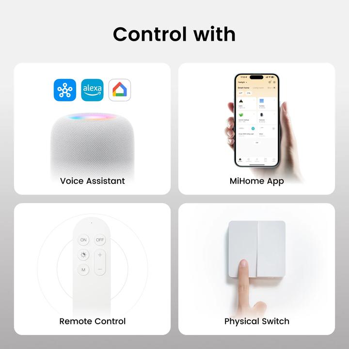 Actual product image Yeelight Arwen Ceiling Light 500D –⁠⁠⁠⁠⁠⁠ YLXDD-0149 (4500 lm)