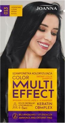 Produktbild Joanna Multi Effect Keratin Complex Color Instant Color Shampoo 013 Ebonyack 35G (Flüssiges Shampoo)