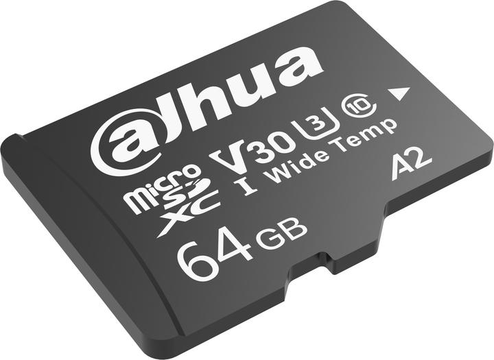 Image du produit Dahua TF-W100-64GB Karta pamięci microSD 64GB (64 Go, microSD, U3, UHS-I)