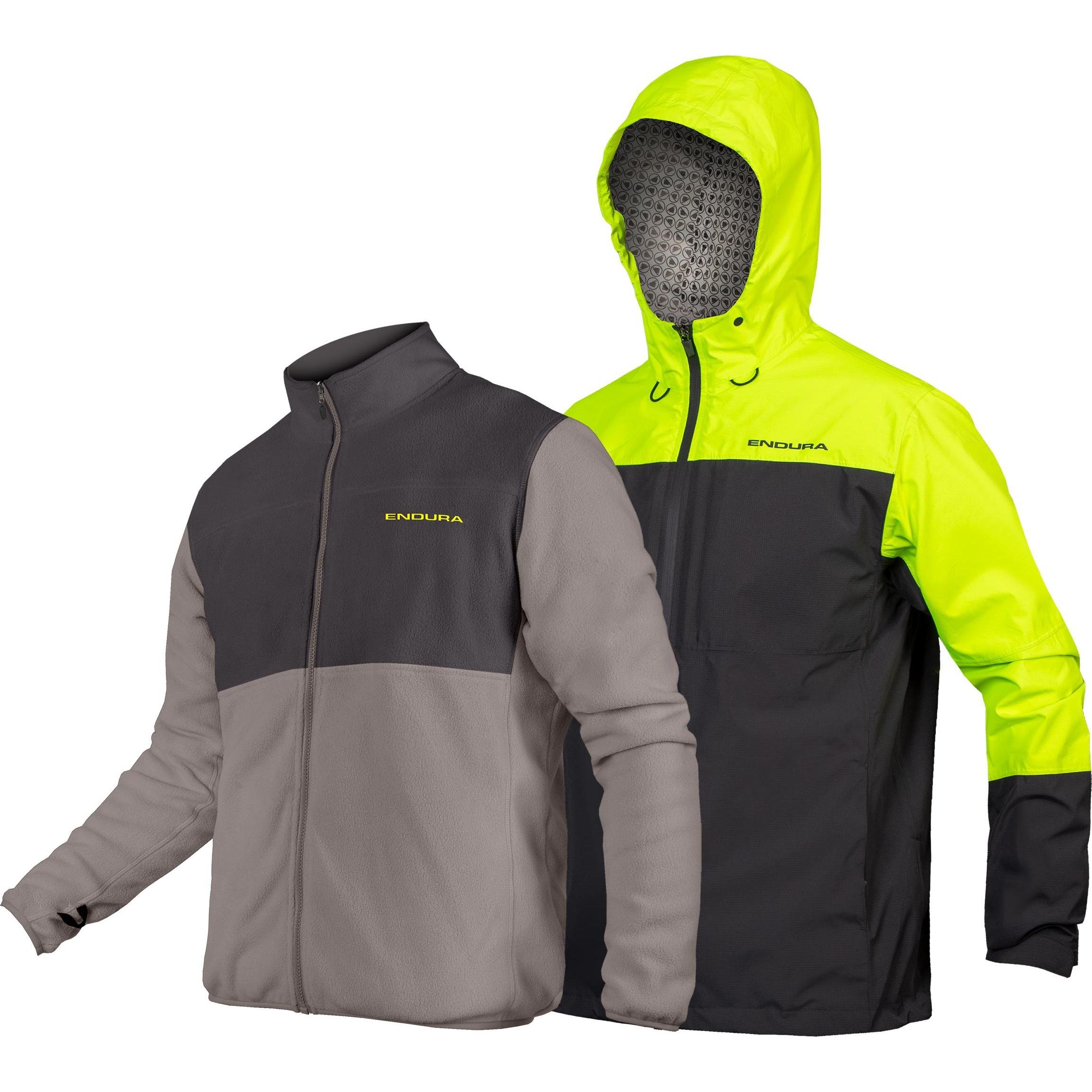 Endura, Herren, Velojacke, Hummvee 3-in-1 Wasserdichte Jacke (XS), Gelb, XS