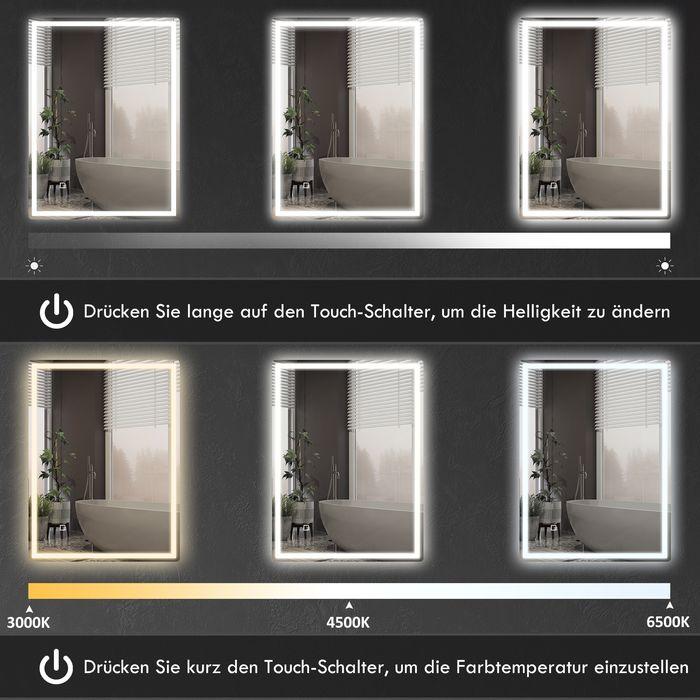 Image du produit Swisshandel24 Badspiegel (80 x 60 x 4 cm)