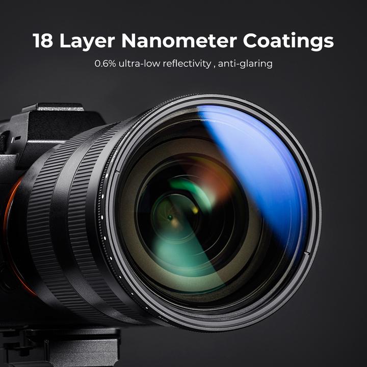 Productafbeelding K&F Concept Filter Slim 43 MM KV34 (43 mm, ND / grijsfilter)