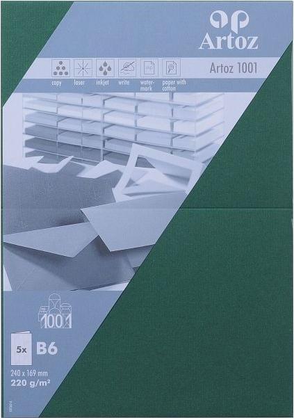 Produktbild Artoz 1001 Karten racinggr. (B6, 220 g/m²)