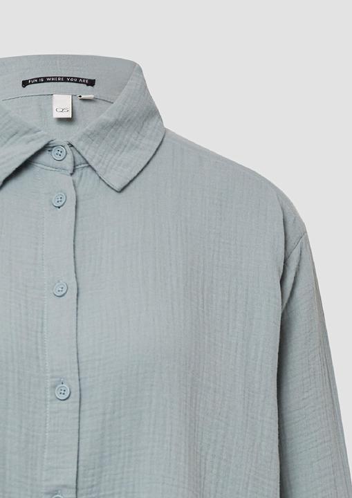 Immagine prodotto S.Oliver Bluse Hemdbluse aus Musselin im Oversize-Schnitt (42)