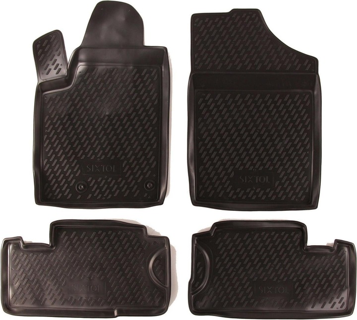 Sixtol Rubber mats PEUGEOT Partner 06/2008->