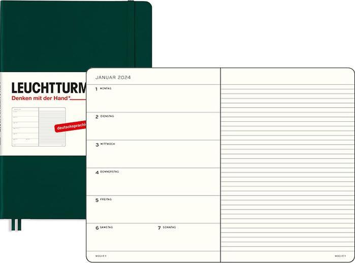 Actual product image Leuchtturm1917 Weekly calendar & notebook (A5)