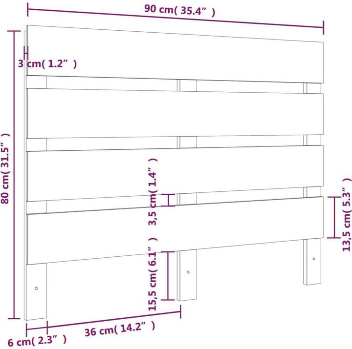 Image du produit vidaXL Ezequiel (90 x 3 x 80 cm)