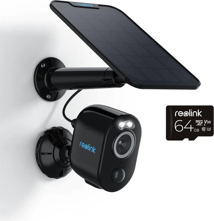Reolink Argus Series B330+Solar Panel+64GB SD Card-5MP (2560 x 1440 Pixels)