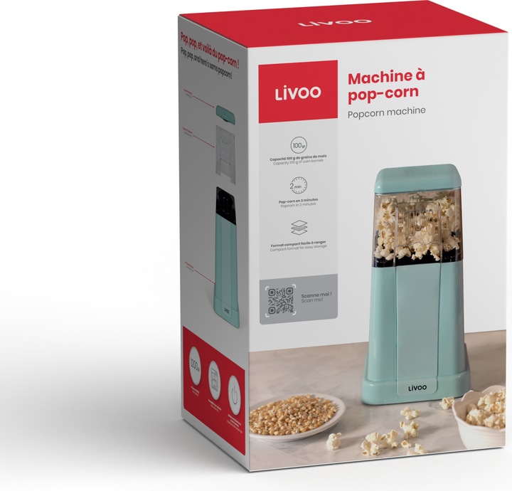 Actual product image Livoo Popcorn machine