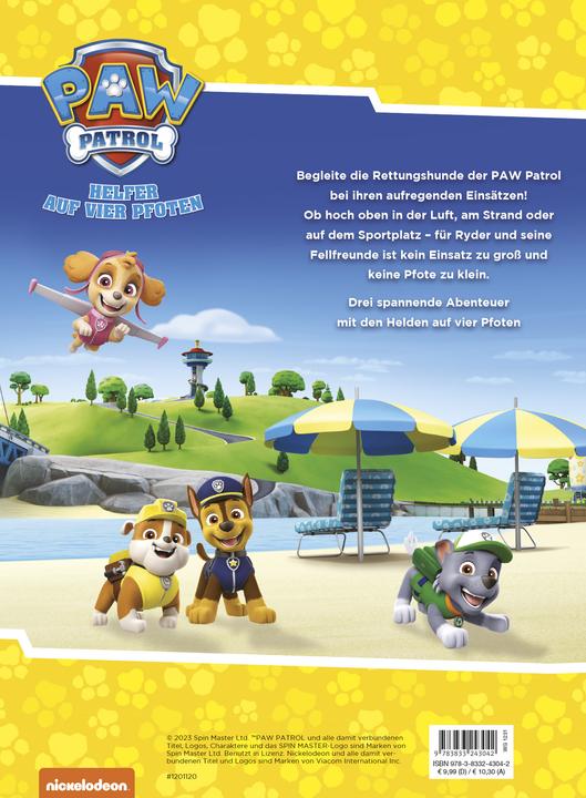 Actual product image Panini PAW Patrol Die schönsten Geschichten aus der Abenteuerbucht (German, Panini, Claudia weber, 2023)