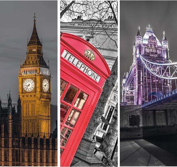Actual product image Clementoni Trittico London (500 pieces)