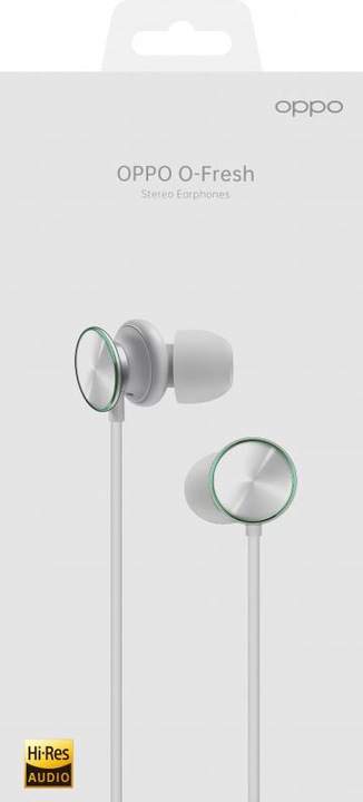 Produktbild OPPO MH151 In-Ear Headphones - Grey (keine Geräuschunterdrückung, Kabelgebunden)