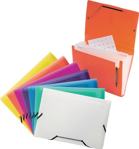 Immagine prodotto Kolma Cartella a scomparti Easy A4 media 12 schede arancione (A4, 1 x)